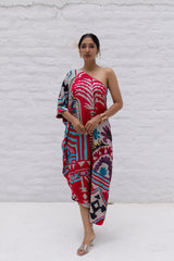 Scarlet Oasis Kaftan