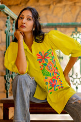 Mint Bloom Shirt