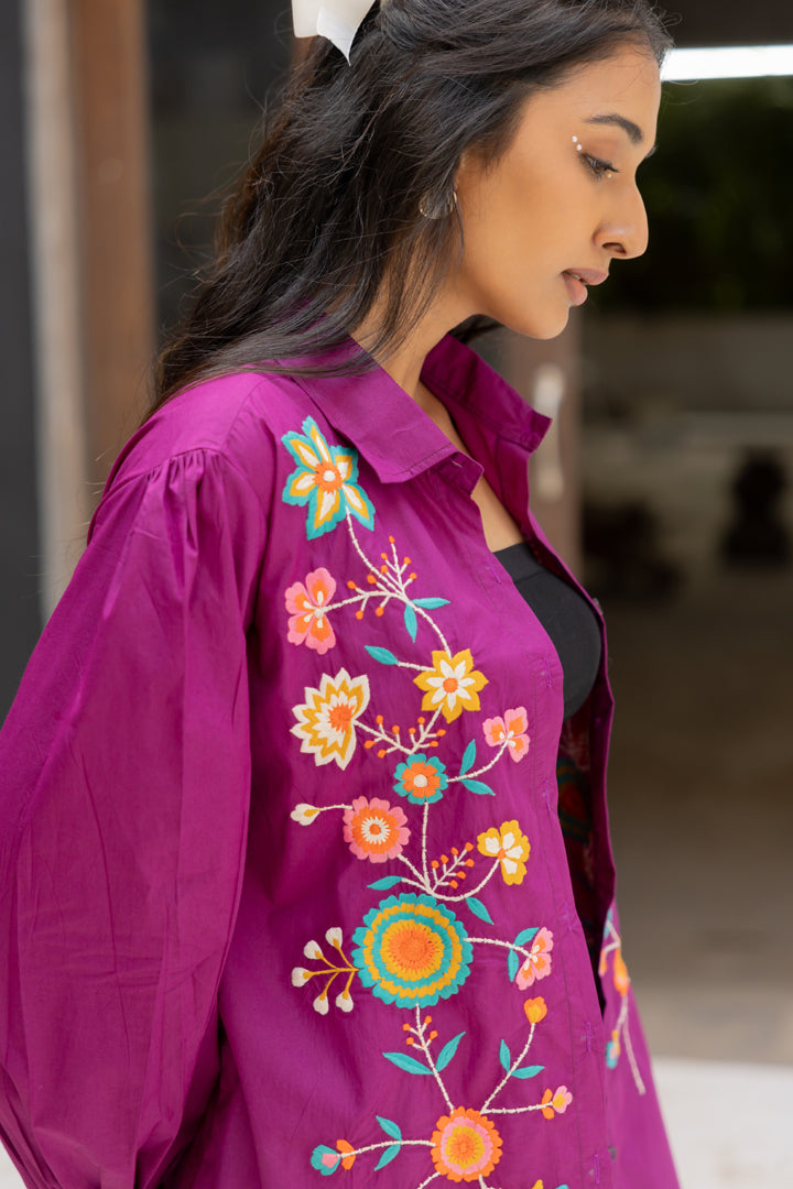 Violet whisper shirt