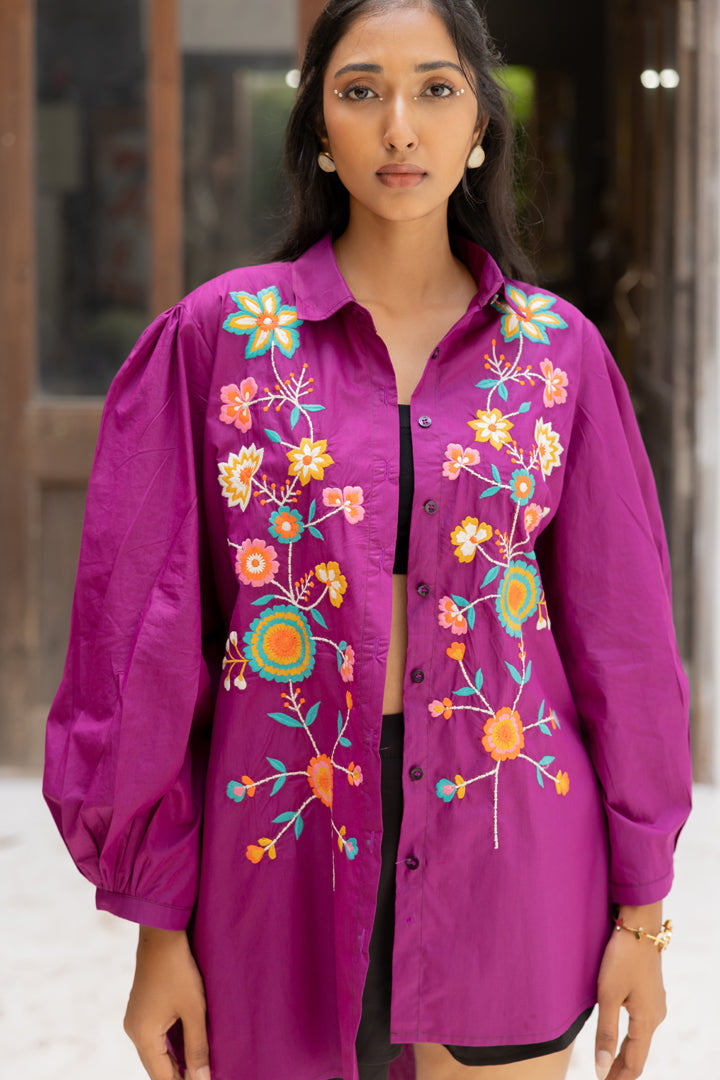 Violet whisper shirt