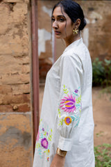 Ivory meadow dress