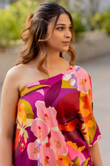 Flamenco One shoulder dress