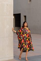 Midnight Garden Drift Kaftan