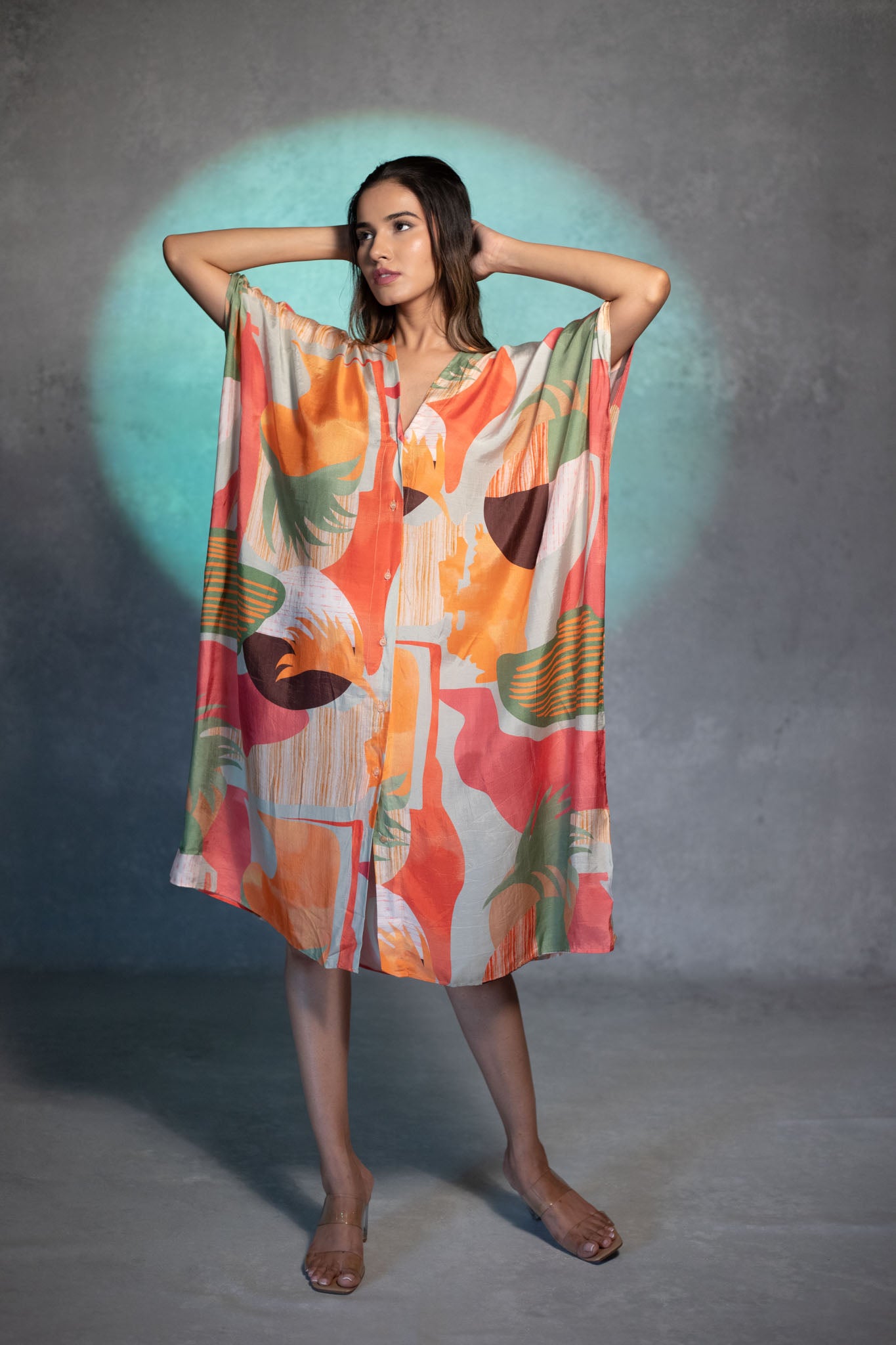 Tropical Paradise Kaftan Dress