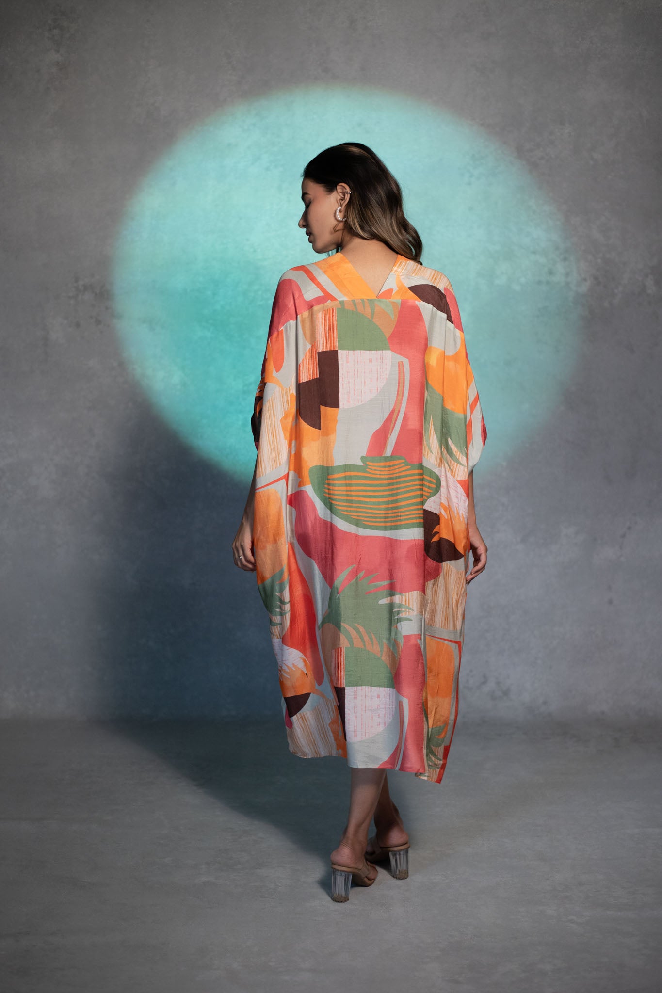 Tropical Paradise Kaftan Dress