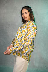 Vivid Zigzag Multicolored Shirt