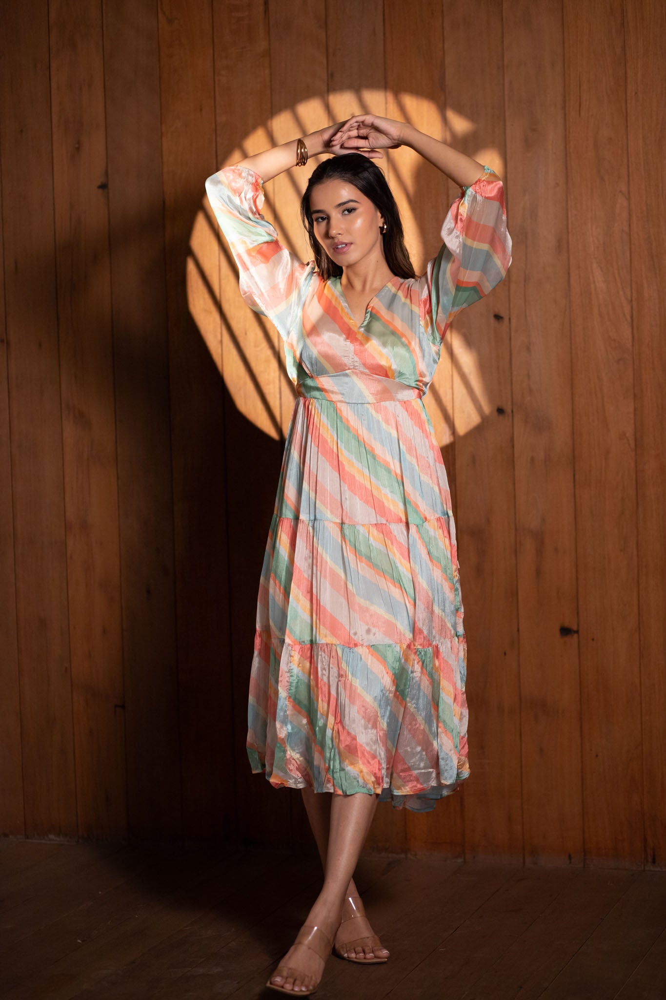 Pastel Dreams Tiered Maxi Dress